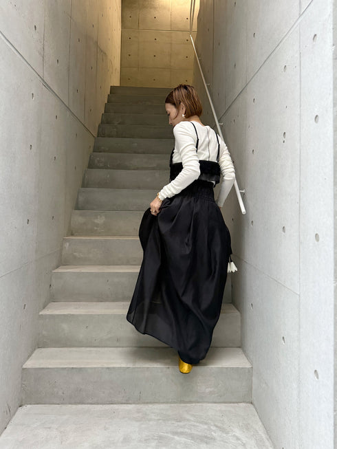 organdy maxi skirt